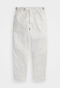 RELAXED FIT PLEATED TWILL PANT - Housut - deckwash white