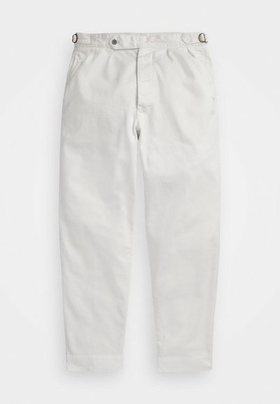Polo Ralph Lauren RELAXED FIT PLEATED TWILL PANT - Housut - deckwash white