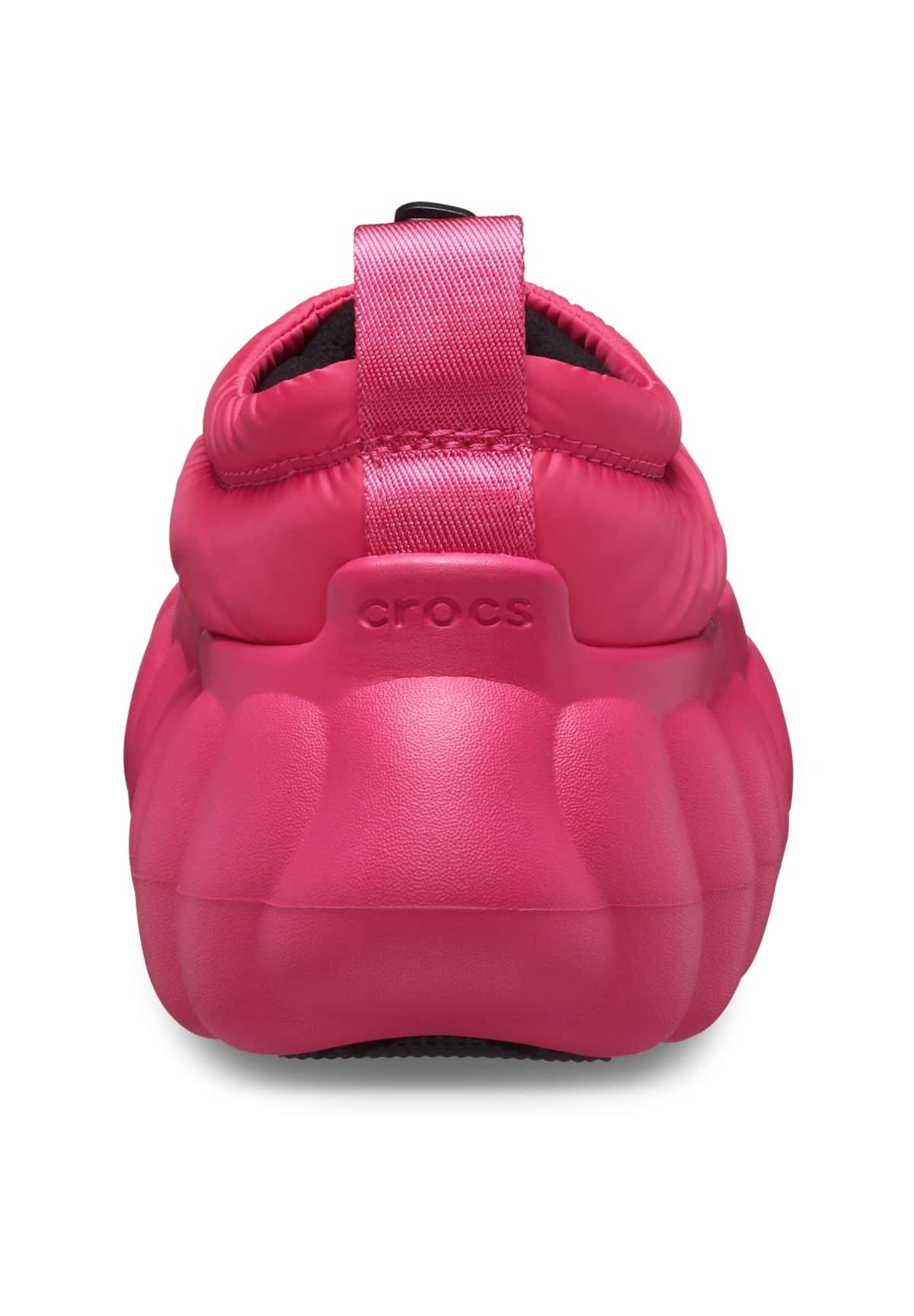 Crocs OVERPUFF SHORTY - Slip-ons - dragon fruit/pink - Zalando