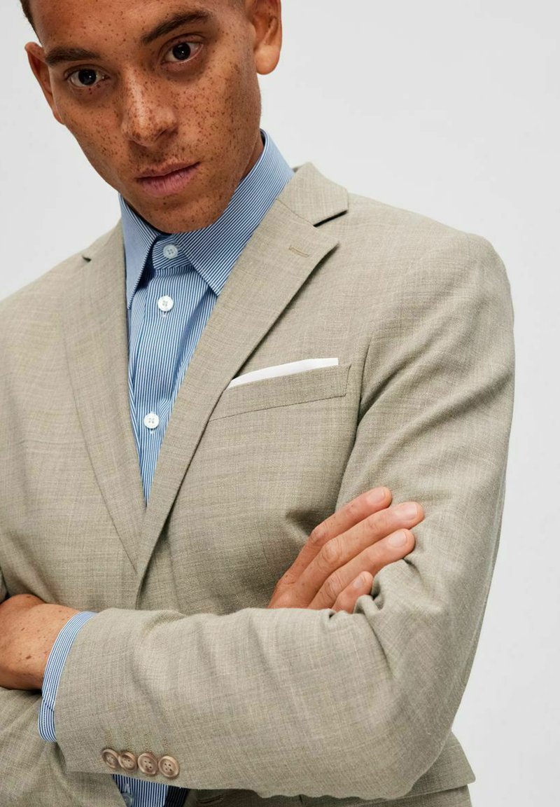 SELECTED HOMME Mannelijke blazer met één rij knopen, slimfit