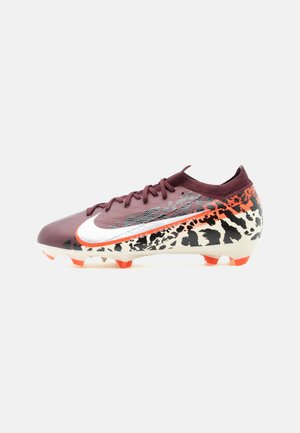 Nike Performance JR MERCURIAL ZOOM VAPOR 16 PRO FG UNISEX - Ghete de fotbal pentru teren tare - burgundy crush/metallic silver-coloured/university red/fossil