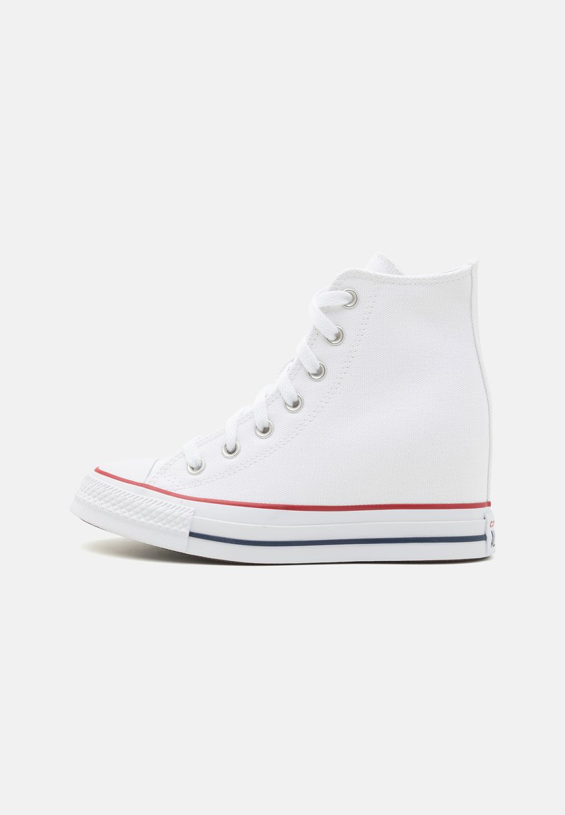 Converse - CHUCK TAYLOR ALL STAR INTERNAL WEDGE - Matalavartiset tennarit - white/red/navy, Suurenna
