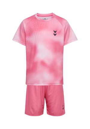 Hummel HUMMEL HMLJR CLOUD SET UNISEX  - Korte sportsbukser - chateau rose