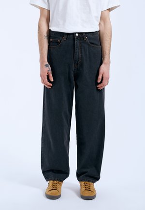 KOBE - Relaxed fit jeans - dust washed black