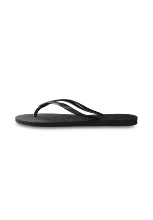 Havaianas SLIM - T-pántos szandálok - black