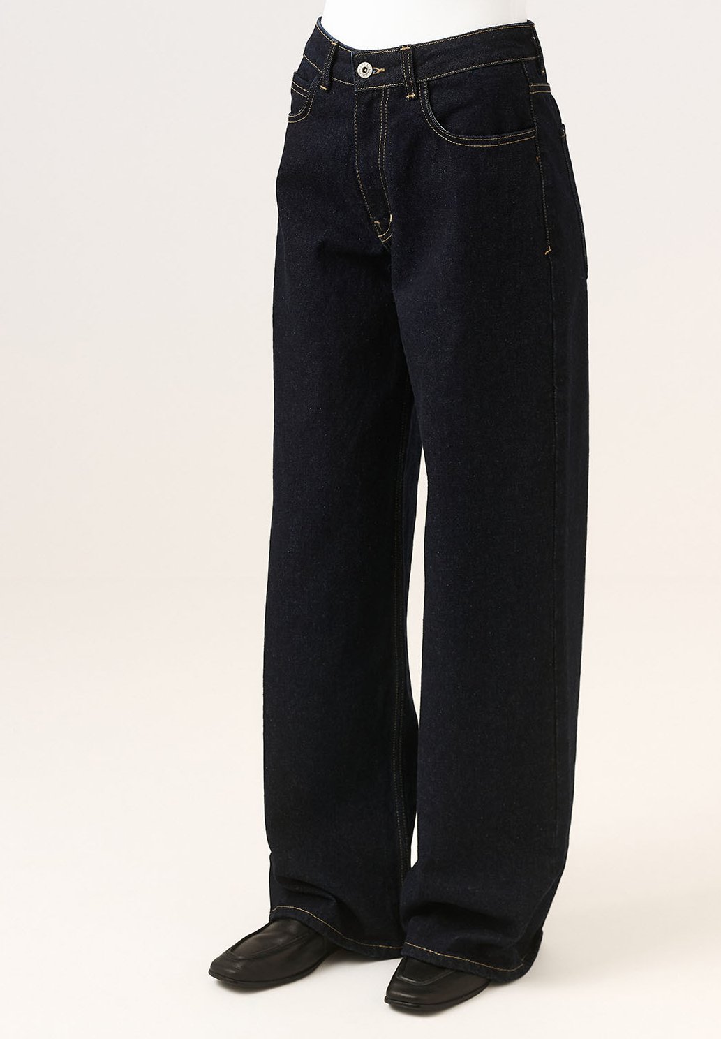 LA MANIA - Jeansy baggy/niebieski denim - Zalando.pl