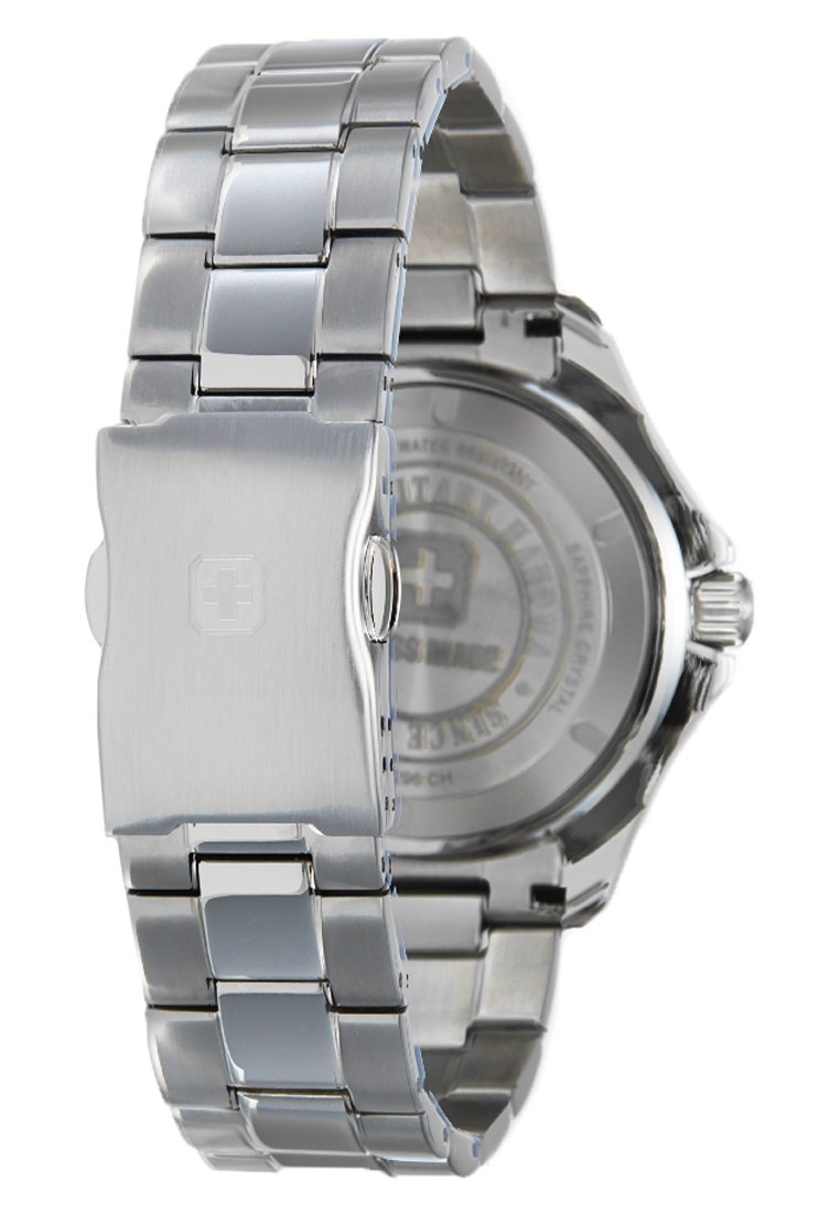 Herren Analoguhren | Swiss Military Hanowa NAUTILA GENTS Uhr silver-coloured/black/silberfarben - DX69583 Herren Analoguhren | Swiss Military Hanowa NAUTILA GENTS Uhr silver-coloured/black/silberfarben - DX69583