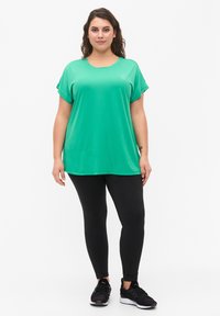 Active by Zizzi KURZARM - Jednoduché tričko - mint