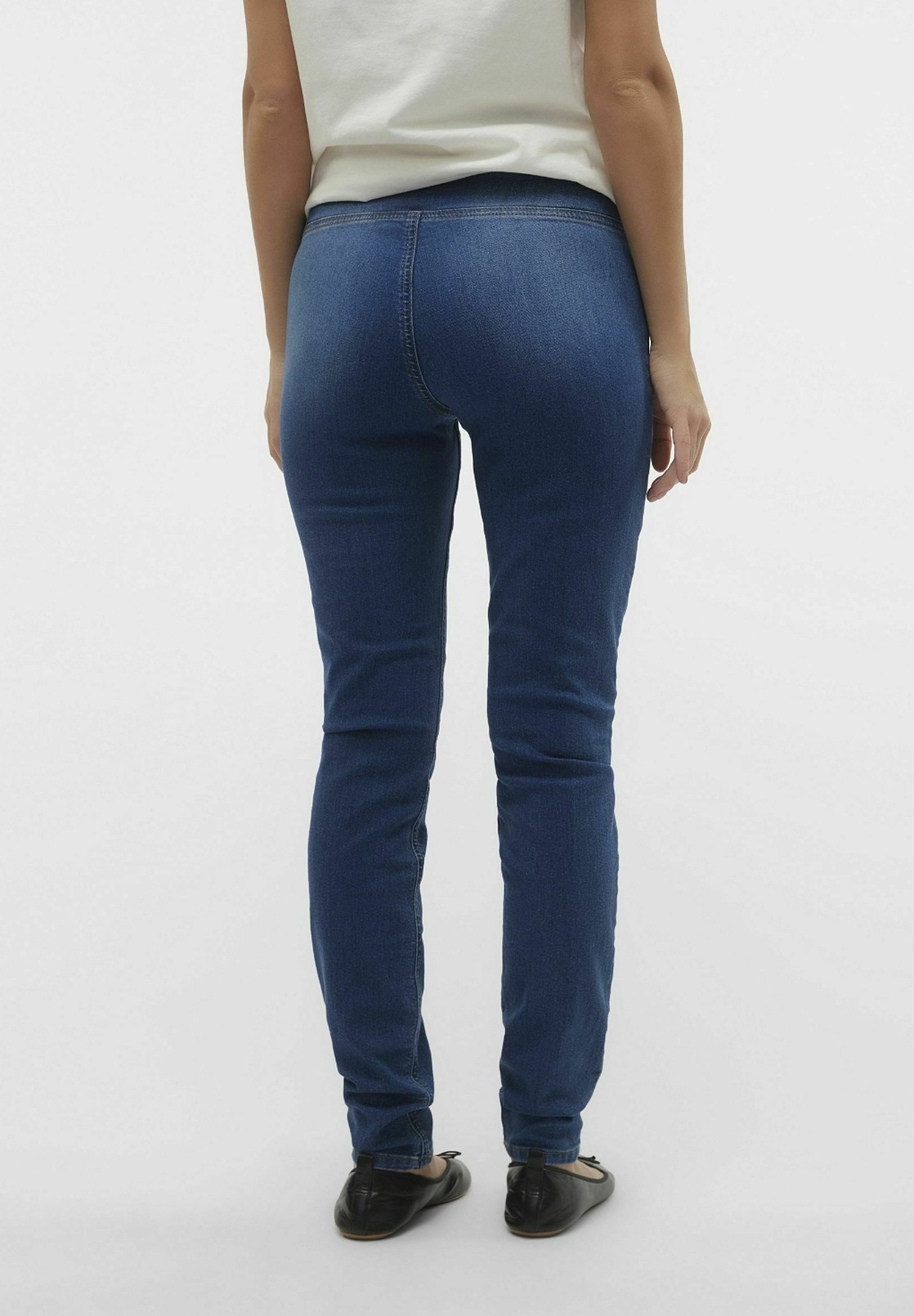 Jeans De Maternité Slim Fit Mamalicious - Fonction Allaitement, Coton Recyclé, Taille Réglable