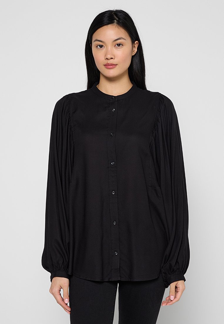 Replay Overhemdblouse zwart