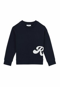 Reiss REISS GROVER COTTON-BLEND LOGO SCRIPT SWEATSHIRT - Mikina - navy
