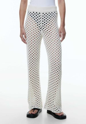 SAMIA - Trousers - creme