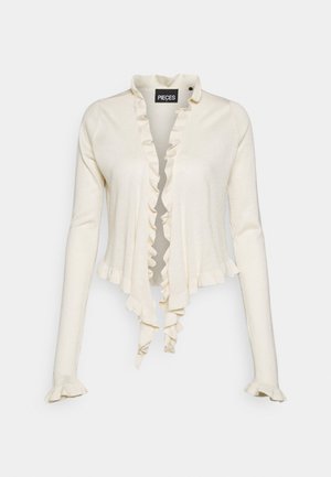 PCTINLEY CROPPED CARDIGAN - Cardigan - buttercream