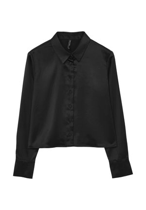 Calliope CROP IN SIMIL - Camicia - noir