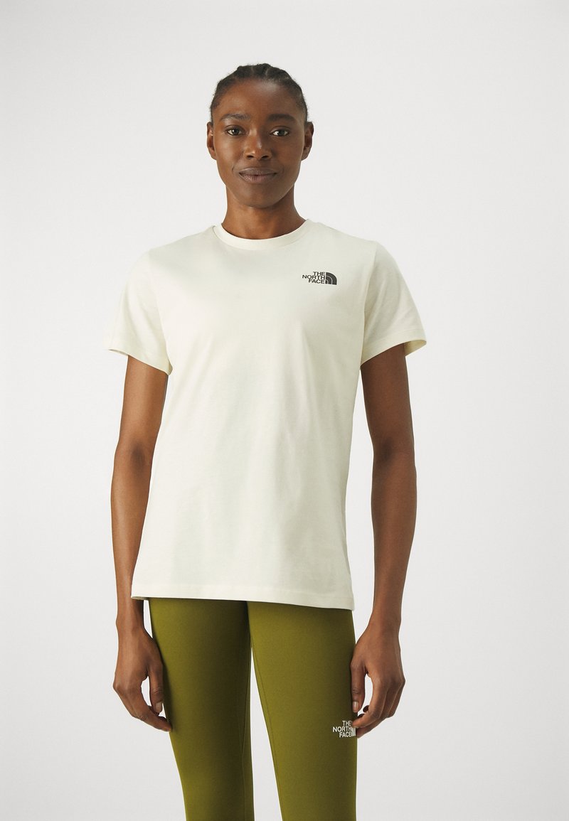 The North Face BOX RELAXED TEE - Majica kratkih rukava s printom - white dune