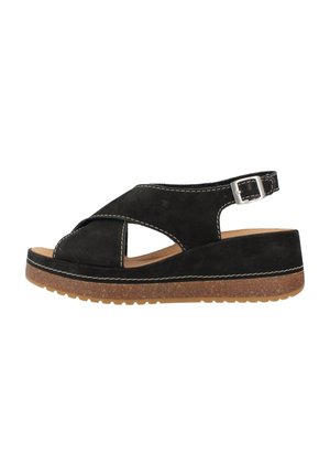 Clarks KASSANDA STEP 36 - Keilsandalette - noir