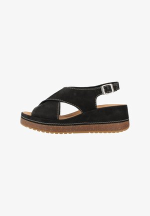Clarks KASSANDA STEP 36 - Keilsandalette - noir