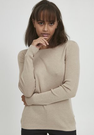 PZSARA - Strickpullover - white pepper melange