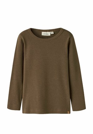 Lil' Atelier, LONG SLEEVED TOP SLIM FIT - T-shirt à manches longues - teak
