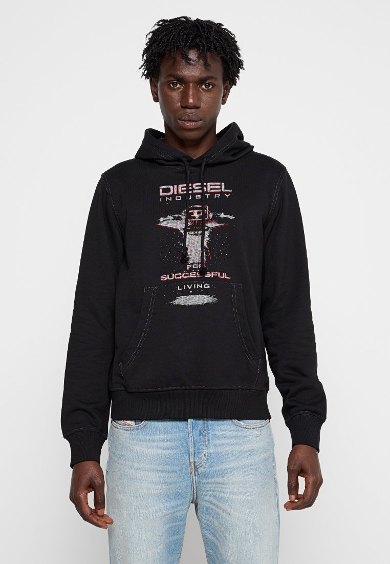 Diesel Hoodie zwart