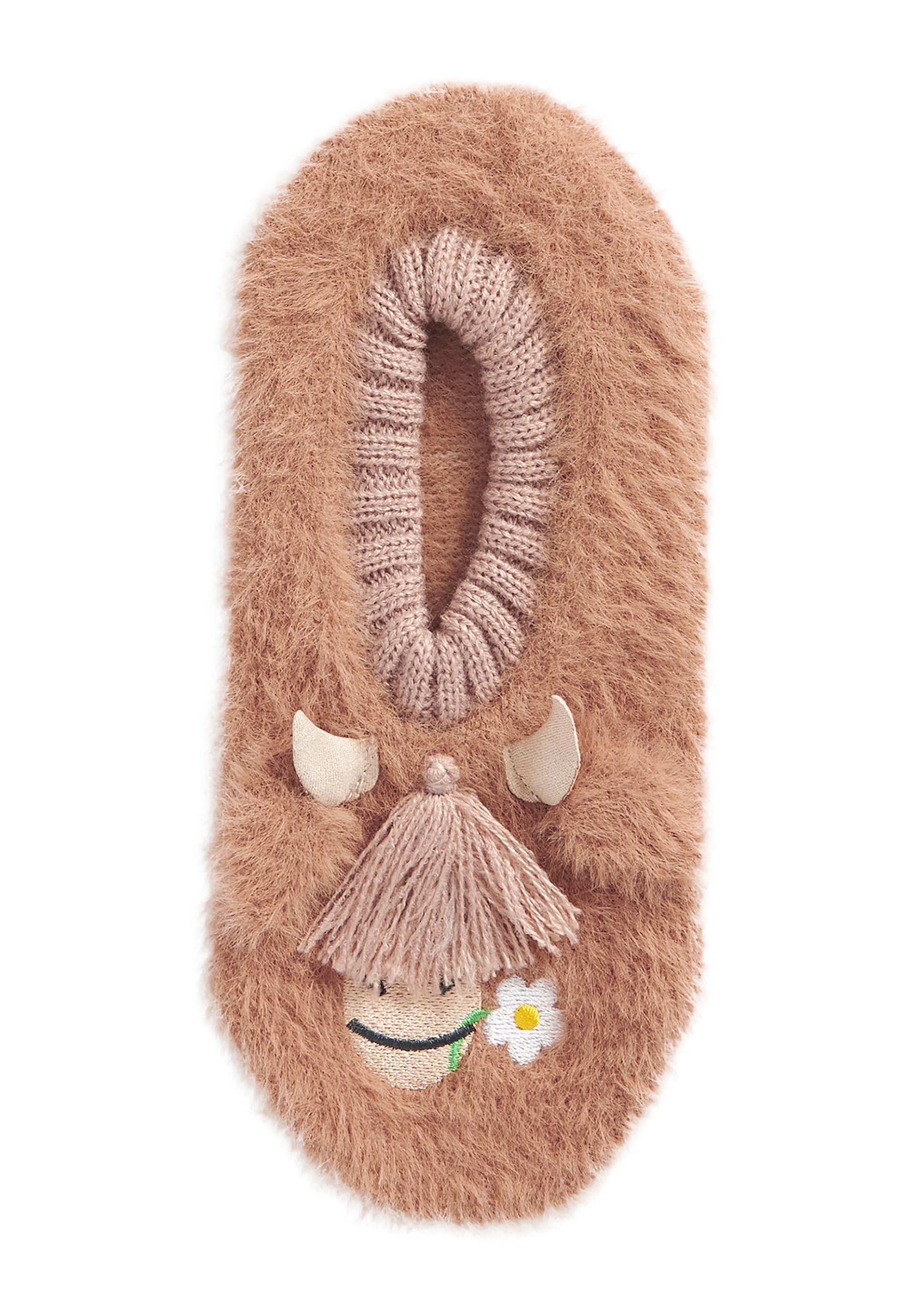 Next STANDARD Pantofole brown hamish the highland cow/marrone