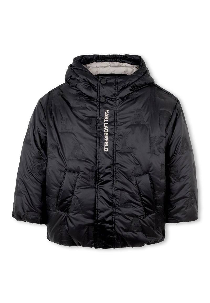KARL LAGERFELD KIDS PUFFER JACKET - Žieminė striukė - black