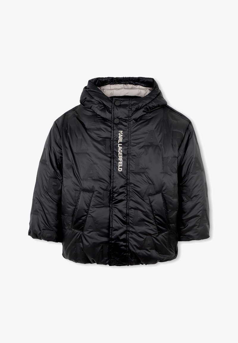 KARL LAGERFELD KIDS PUFFER JACKET - Casaco de inverno - black
