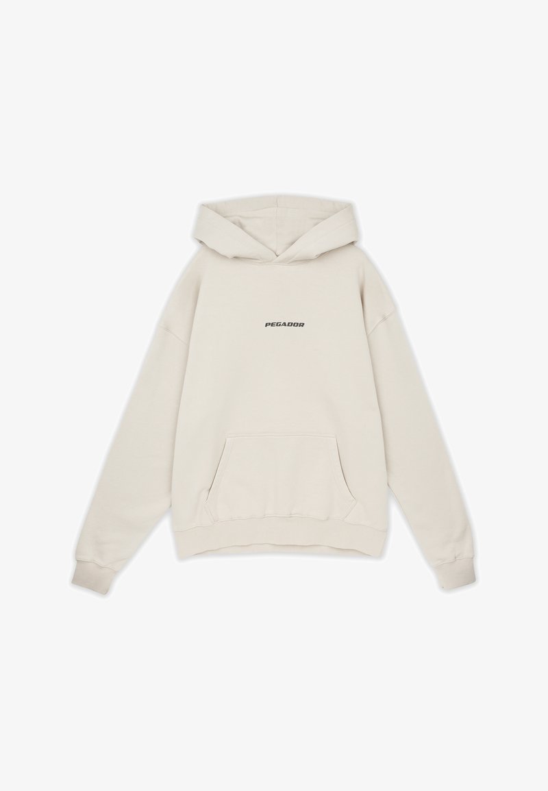 Pegador COLNE LOGO - Pulover s kapuco - washed dust cream