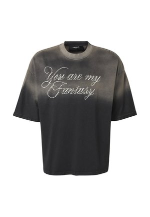 FAVELA, YAMF GRADIENT T-SHIRT - T-shirt imprimé - green wash