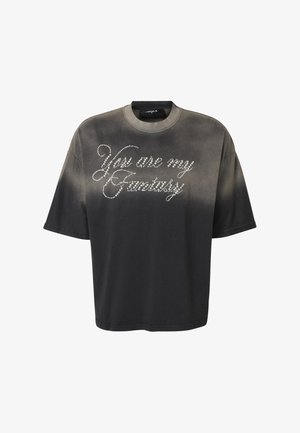 FAVELA, YAMF GRADIENT T-SHIRT - Trükipildiga T-särk - green wash