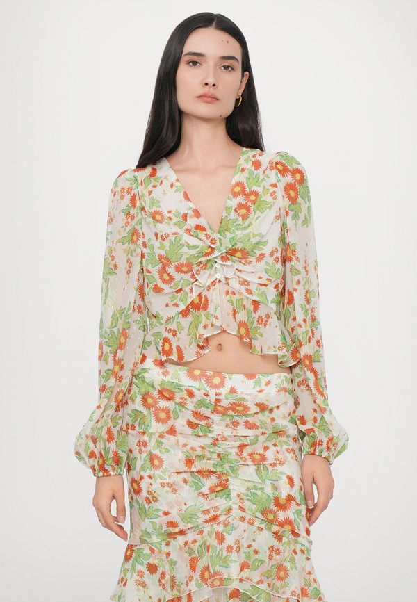 THEA SKIRT - Maxi skirt - marlene batik small ivory3