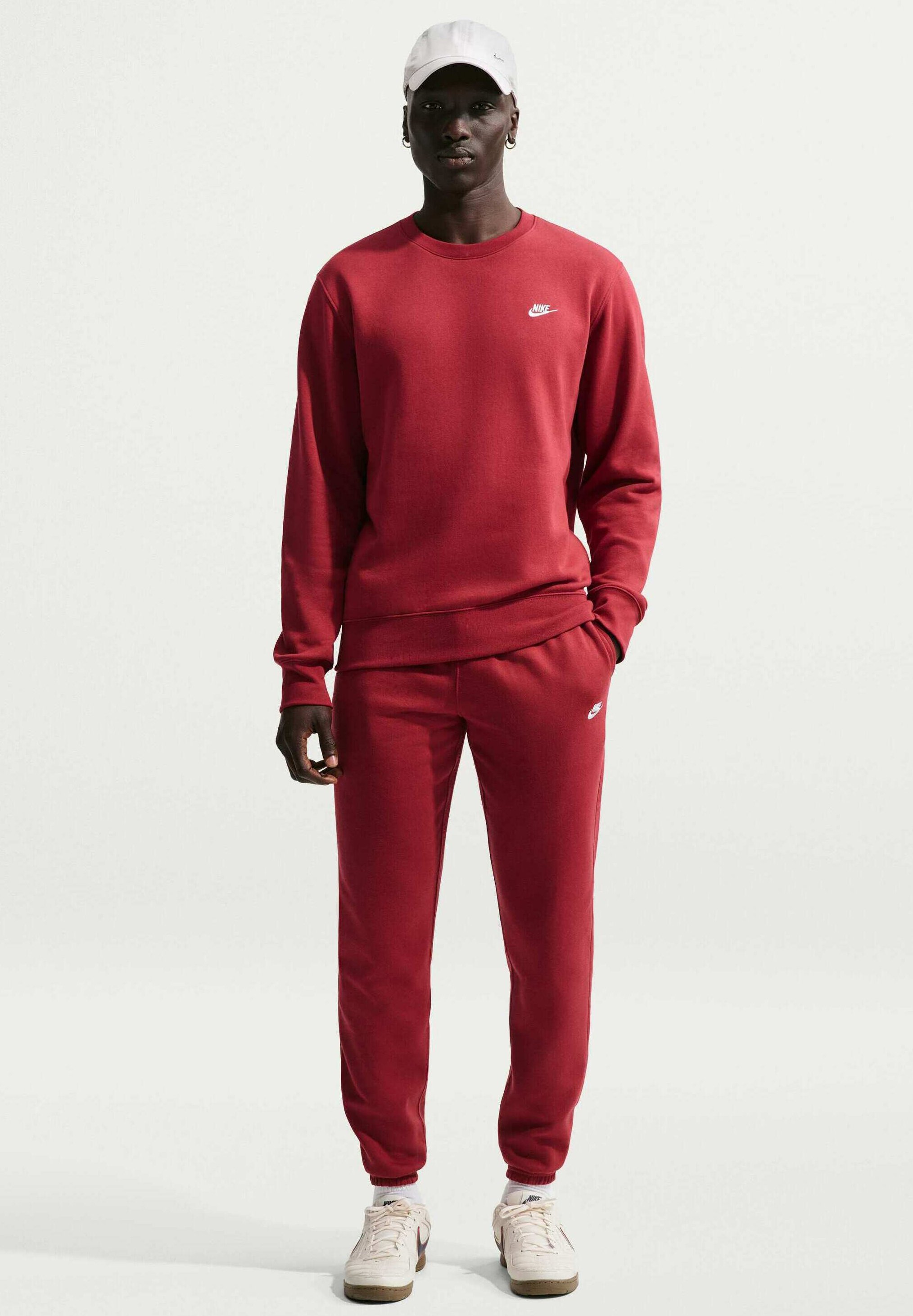 red nike tracksuit mens