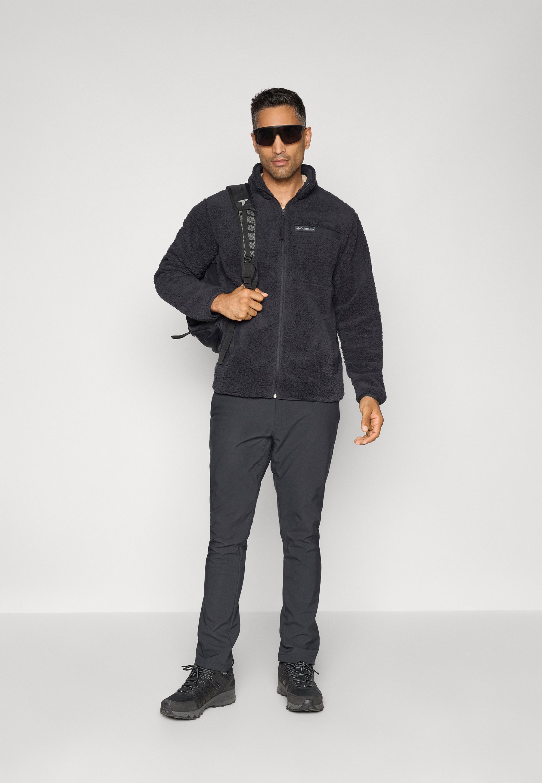 Columbia RUGGED RIDGE™ FULL ZIP - Fleece jacket - black - Zalando