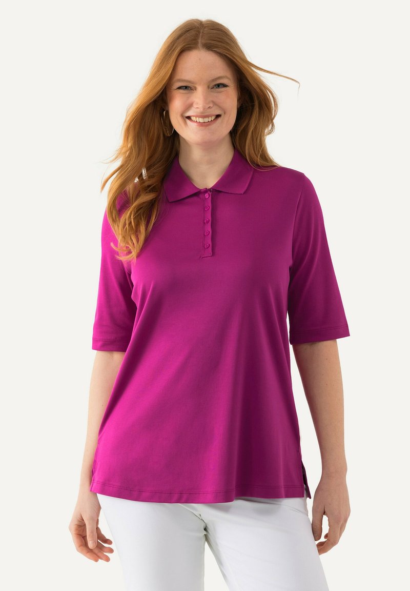 Ulla Popken COUPE CLASSIQUE - Polo - berry