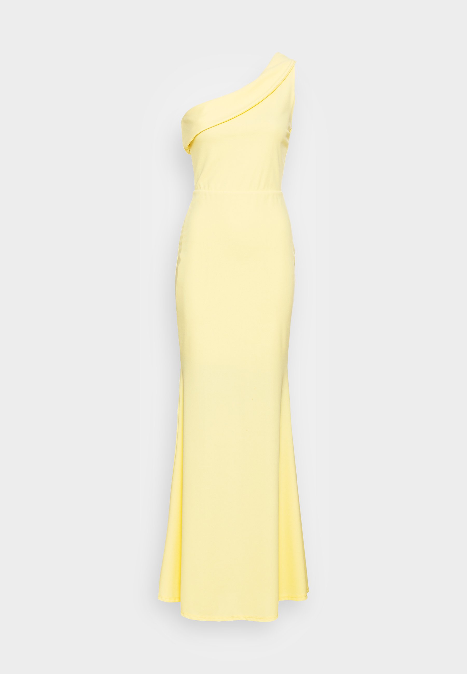 WAL G. DAKOTA ONE SHOULDER FRILL DRESS 