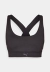 TRAIN MID IMPACT BRA - Športni modrček s srednjo podporo - black