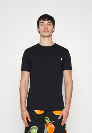 DYED POCKET TEE - T-Shirt basic - black