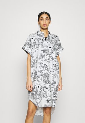 WANNA DRESS - Shirt dress - white light