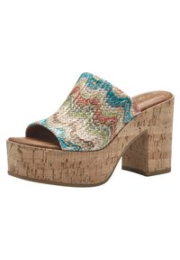 Tamaris Ciabattine con tacco - beige comb
