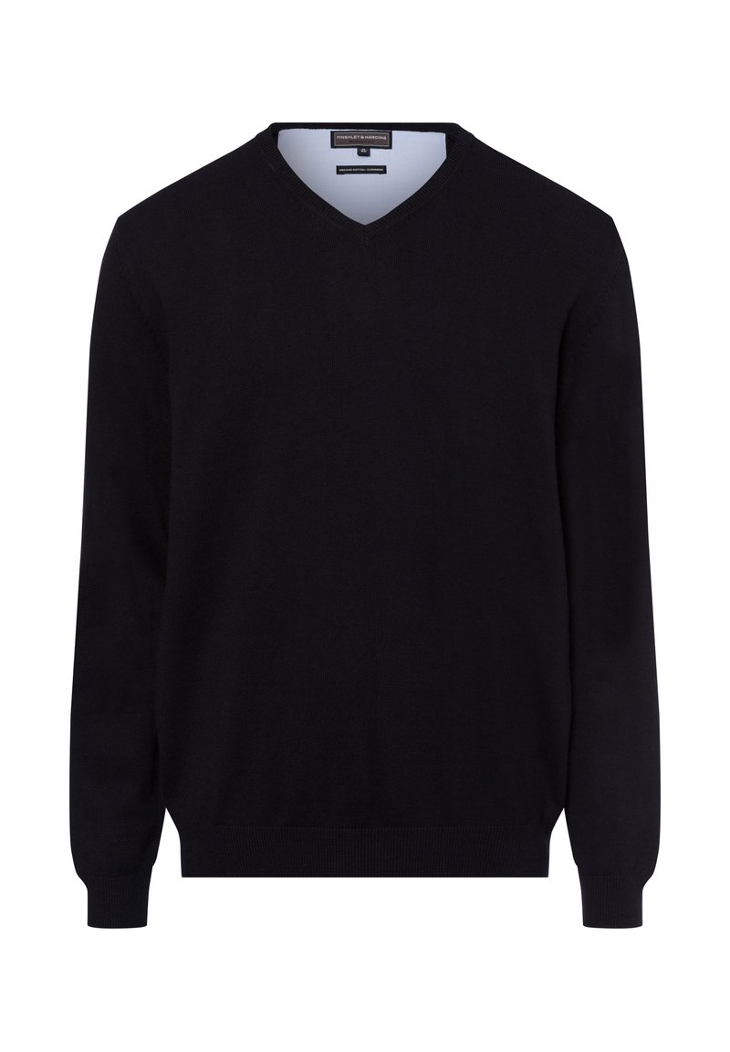 FINSHLEY & HARDING Strickpullover - schwarz