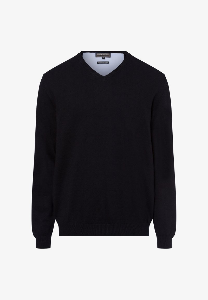 FINSHLEY & HARDING Strickpullover - schwarz