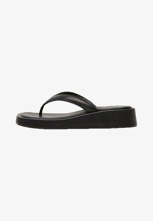 SIM - T-bar sandals - black