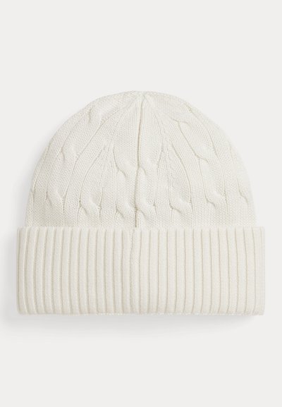 Polo Ralph Lauren CABLE KNIT COTTON HAT UNISEX - Berretto - nevis