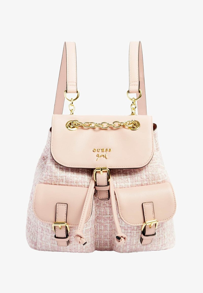 Raspberry Guess Backpack Guess City Logo Backpack - Tagesrucksack at Albert Jarman blog