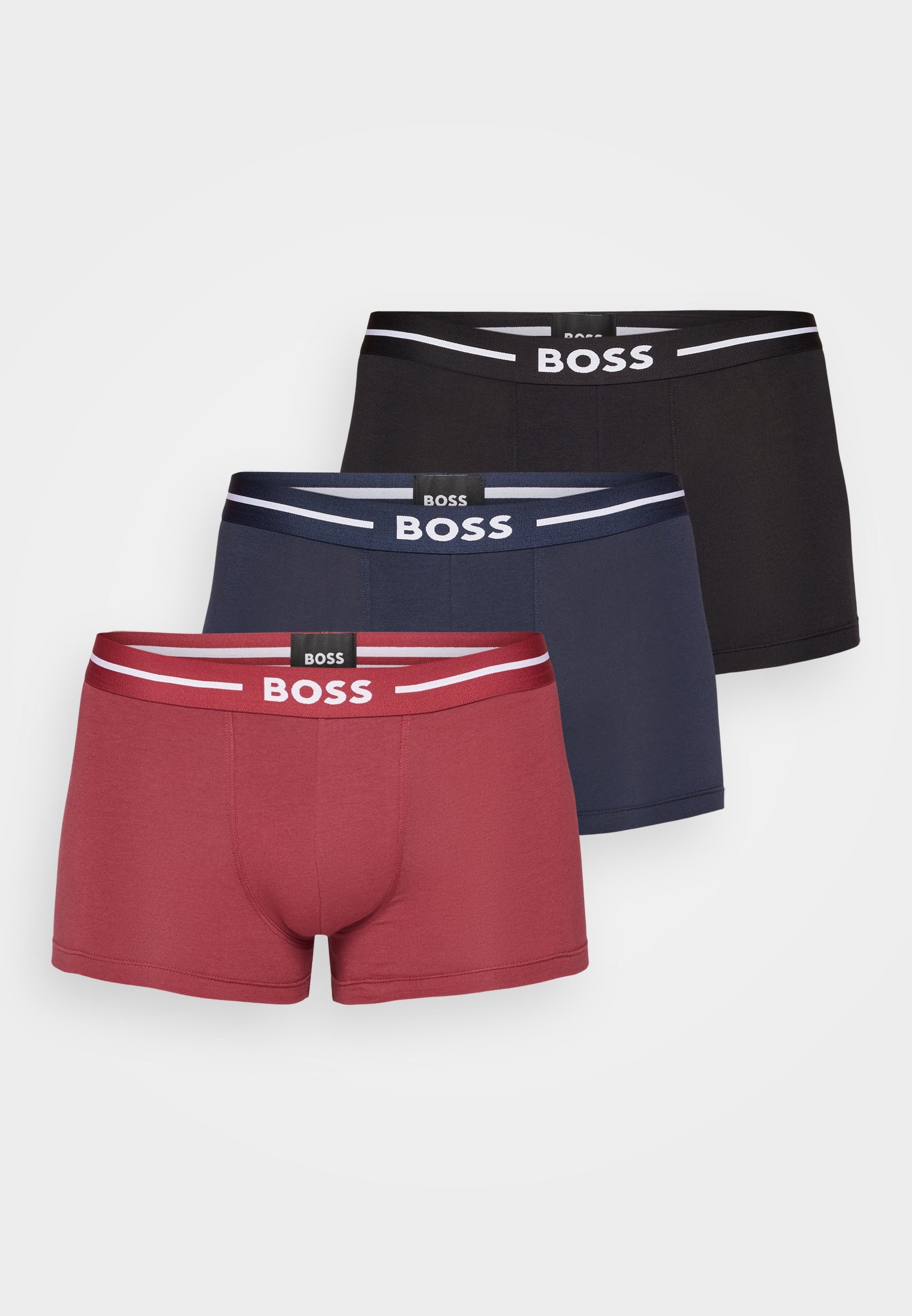 BOSS TRUNK POWER 3 PACK - Onderbroeken - open grey/grijs