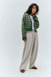 BDG Urban Outfitters LAGUNA  - Casaco de malha - green/grey