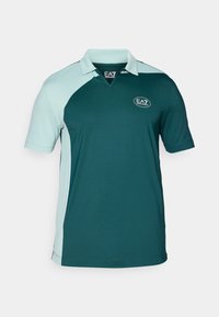 TENNIS PRO COLORBLOCK - Bluză polo - ponderosa pine