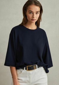 Reiss CASSIE CREW NECK - Top s dlouhým rukávem - navy