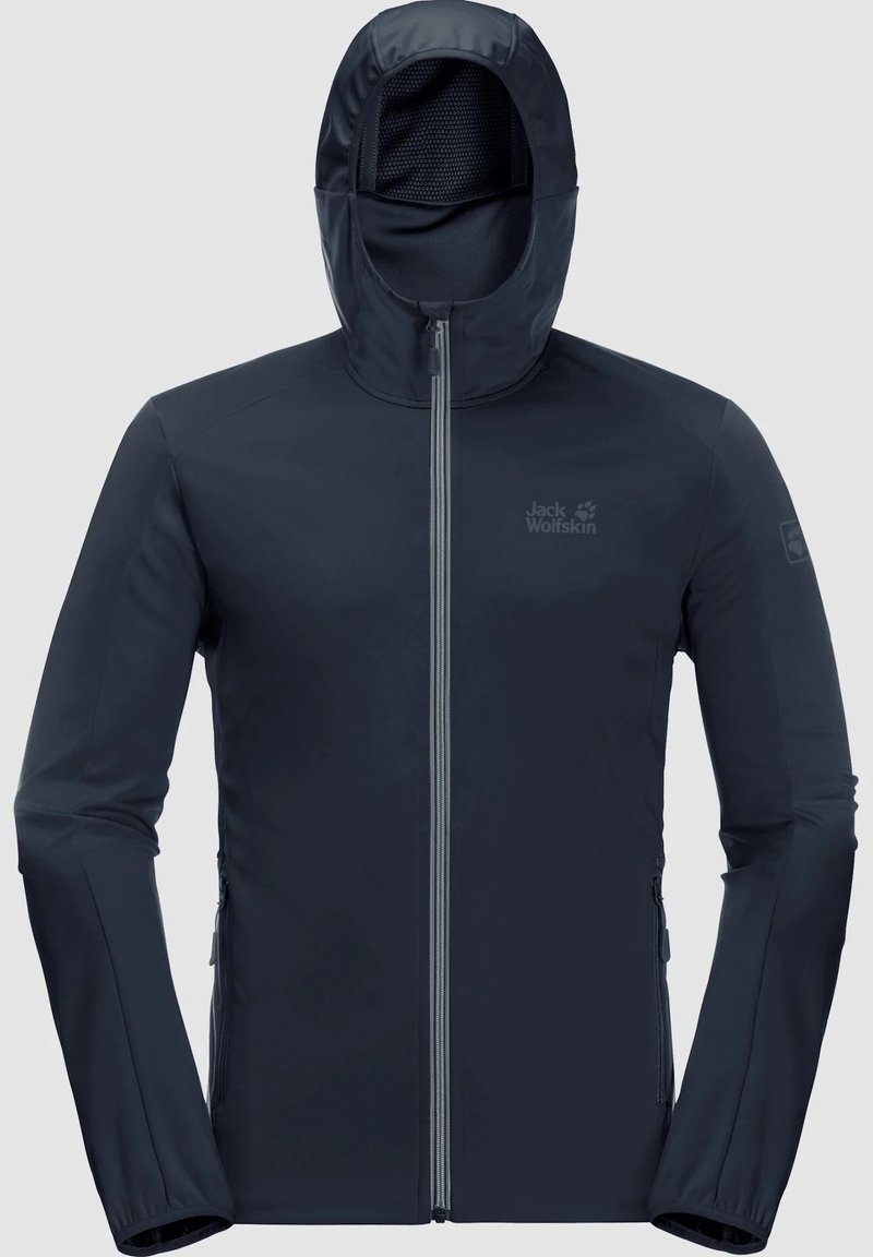 Herren Shirts | Jack Wolfskin GO HIKE SOFTSHELL Softshelljacke night blue/blau - ZE75118 Herren Shirts | Jack Wolfskin GO HIKE SOFTSHELL Softshelljacke night blue/blau - ZE75118