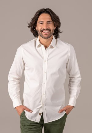 PONTER - Formal shirt - ecru